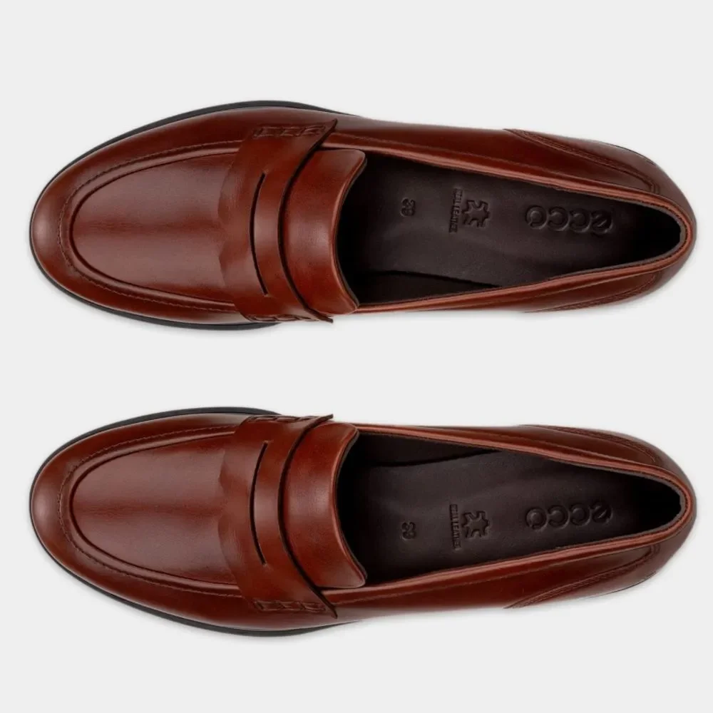 ECCO Leather Loafer SIZE 8.5 - Picture 3 of 12